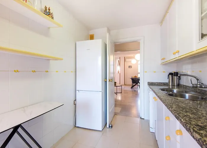 Boliches Center Next To The Beach, Parking, Pool & Terrace *