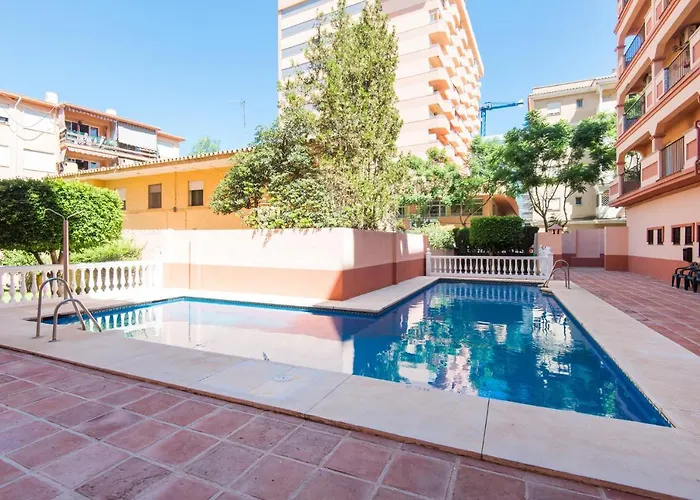 Boliches Center Next To The Beach, Parking, Pool & Terrace